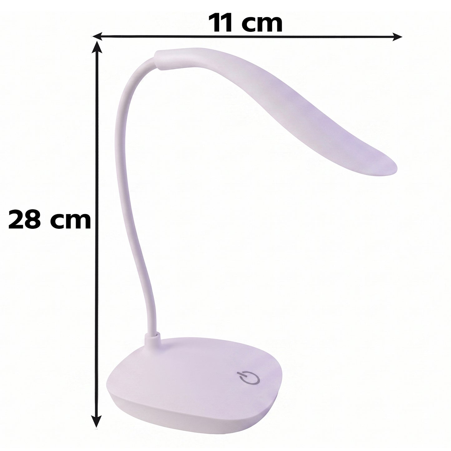 Led Desk Table Lamp Flexible Touch Dimmer Eye Care Reading Study Light (1 Pc)