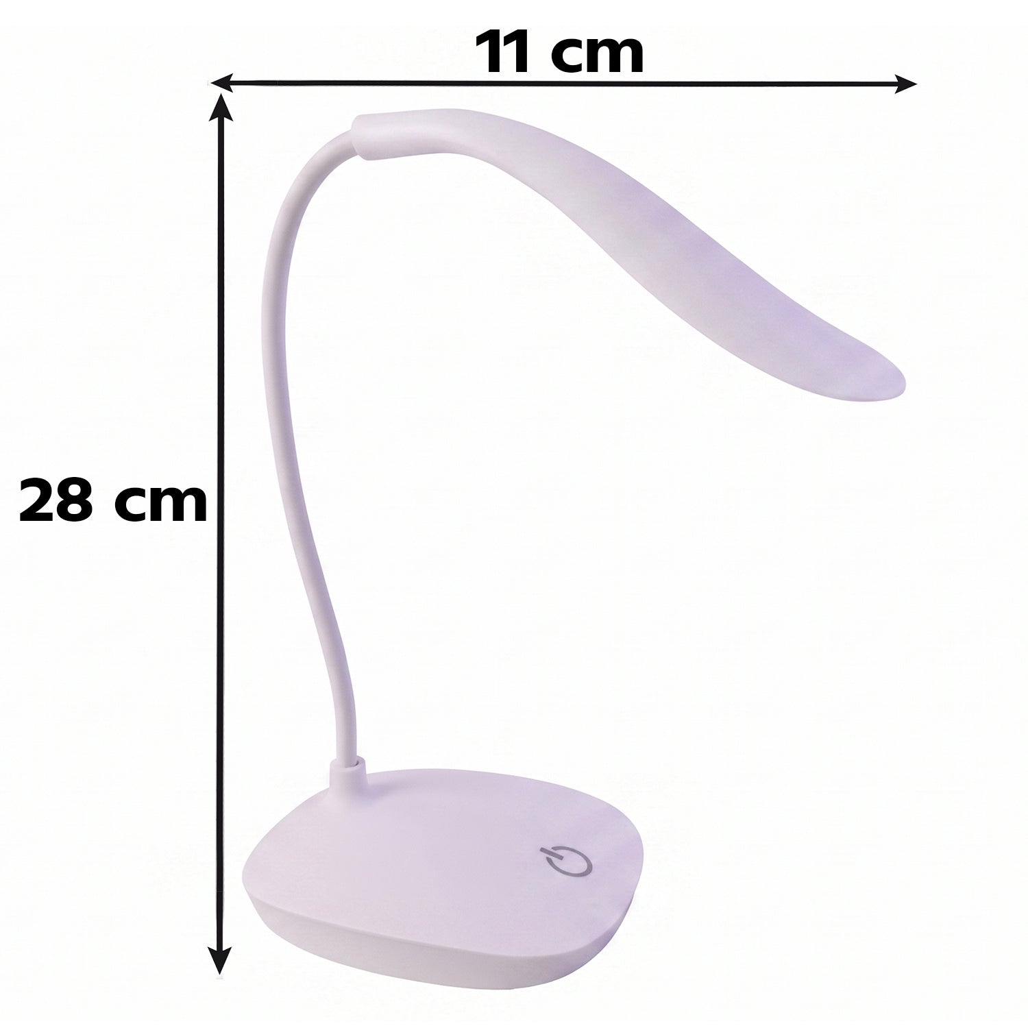 Led Desk Table Lamp Flexible Touch Dimmer Eye Care Reading Study Light (1 Pc)